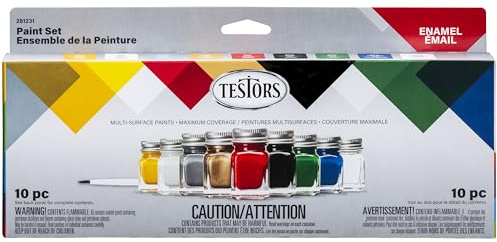 Testors 9146XT Promotional Enamel Paint Set( Packaging may vary)