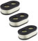 Hippotech Confezione da 3 Cartucce Filtro Aria Sostituzione per Briggs Stratton 500EX 550E 550EX 625EX 675EXI 725EXI Eco-Plus Serie 575EX Motore 4247 5432 5432K Motore Tosaerba Tosaerba