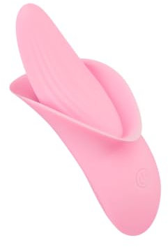 EIS, Vibrator, Auflegevibrator, Silikon-Auflegevibrator mit Zunge, 12 cm, wasserdicht, wiederaufladbar, 7 Vibrationsprogramme