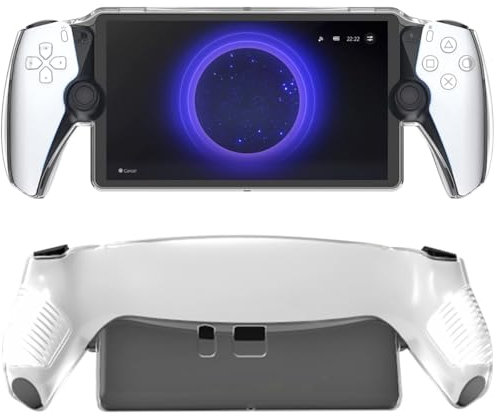 Miimall Transparent Étui pour Sony PlayStation Portal, Coque PS Portal Anti-Chute TPU Souple Coque de Protection pour PS Portal (Transparent)