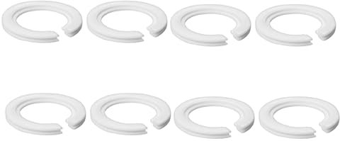 DOETYD 8 Pack E27 to E14 Lampshade Reducer Ring Plastic, Lamp Shade Reducer Ringe, E27 to E14 Adapter Lamp Shade Adapter Ring Lampshade Adapter Rings 42mm to 29mm