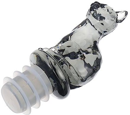 Amosfun Katzenform Weinflaschenstopfen Aus Silikon Mit Katzenmotiv Als Weinflaschenverschluss Für Weinflasche Zum Dekorieren