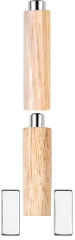 Imán para uñas – Mango de madera, extraíble, herramienta magnética para aplicar efectos de iluminación amplios, dispositivo profesional y apto para principiantes para salones y manualidades