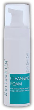 Reinigungsschaum 200ml – mild, mikrobiomfreundlich für empfindliche, zu Akne oder Neurodermitis oder Rosazea und perioraler Dermatitis neigende Haut, SLES-frei, parfumfrei und frei von Emulgatoren.