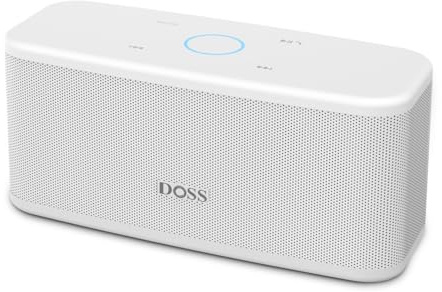 DOSS SoundBox Plus Portable Bluetooth Speaker with 16W Stereo Sound-White