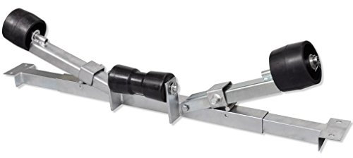 yorten untere Stütze Zentrierhilfe Boots zubeh?r Mit Kielrollen Stahl für Bootsanh?nger Kapazit?t 800 kg für Anh?nger mit der Breite von 80-124 cm