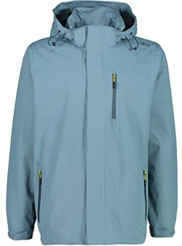 CMP - Giacca Uomo con Cappuccio Zip e Traspirante, Hydro, 52
