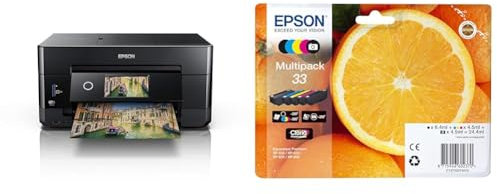 Epson Expression Premium XP-7100 Print/Scan/Copy Wi-Fi Colour Printer + Inkjet Cartridges, Black/Yellow/Magenta/Cyan, Standard Capacity