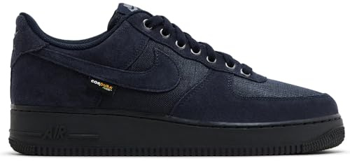 Nike HQ3822-400 AIR Force 1 '07 Homme Dark Obsidian/Dark Obsidian-Black EU 40.5