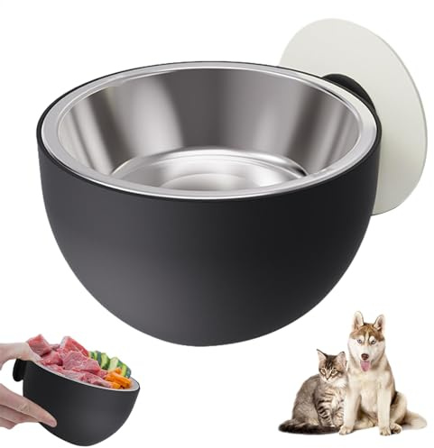 Générique Bol De Nourriture pour Chats Muraux | Bols De Nourriture Anti-dénigrement Limentation sans Effort : La Gamelle Magnétique Murale pour Chien Est Dotée d'une Conception