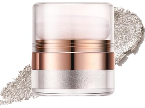 Polvo de Hadas Polvo de Hadas para el cuerpo con purpurina, resistente al agua, polvo para cara/cabello/cuerpo, brillo con textura fina, polvo de maquillaje brillante