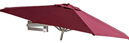 Housewares Sun Parasol Garden Garden Parasols Montaje de Pared Patio Paraguas con Poste de Aluminio, balcón de jardín al Aire Libre Balcón Sunshade Sunshade, 8 pies / 250 cm