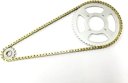 Chain and Sprocket Kit replacement for KTM Duke 125 2014-2019 models Heavy Duty Gold