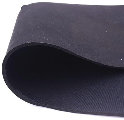 Sytyg av neopren, Neoprengummiskiva 1mm svart Flera storlekar for reparation av dykskydd(15cm x 45cm)