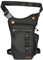 Larswon Tasche zum Wandern, Taktische Fanny Pack Beutel Oberschenkel Bein mit verstecktem Taille Radfahren Tasche Schwarz