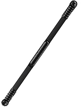 YADLCR Swing Stick Barra Elastica Vibratoria, Barra de oscilación para Fitness, Barra de Yoga, Barra de Fitness para Entrenar los músculos Profundos (Color : Black)