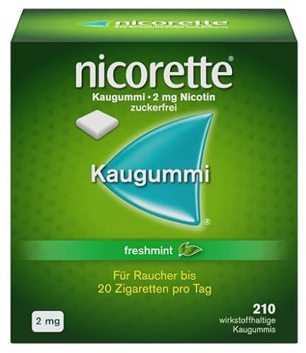 Nicorette 2mg freshmint Kaugummi 210 Stück