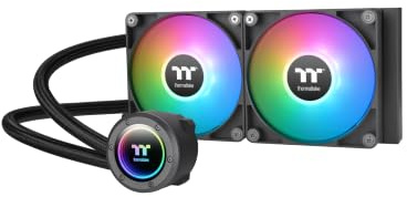 Thermaltake TH240 V2 ARGB Sync AIO CPU Wasserkühlung 240mm, Infinity Mirror, 2x CT120 ARGB PWM, leise 25,8 dB, Mainboard Sync, Intel/AMD