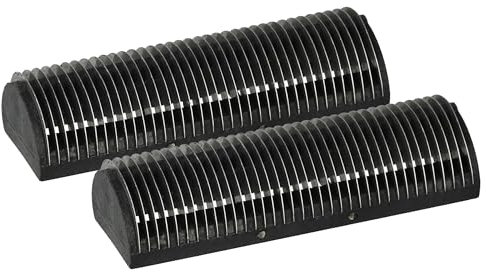 vhbw 2x bloc de lames compatible avec Braun 5550, 5511, 5510, 5515, 5512 rasoir, noir/argenté
