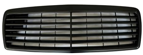 Griglia Anteriore Maschera Calandra Nero Lucido Cromato Per Mercedes W210 96-99