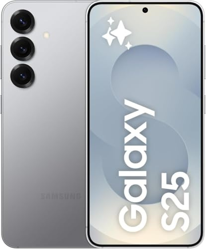Samsung Galaxy S25 512GB Silver Shadow EU 15,64cm (6,2) OLED Display, Android 15, 50MP Triple-Kamera...[Italienische, ungarische, polnische, rumänische, österreichische und schweizerische Versionen]