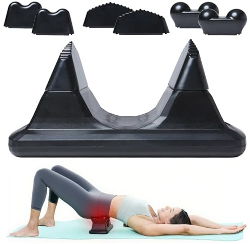 Psoas Release Tool - 3-in-1 Massage Tool - Psoas Muscle Release Tool for Hip Hook, Flexor, Back, Glute, Iliacus, and Neck Pain Trigger Point and Myofascial Release Tool - Night Black [Patent Pending]