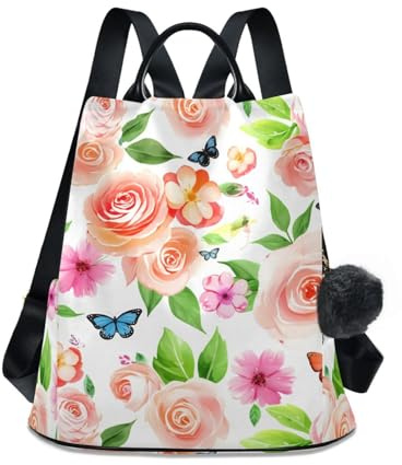 Rosmålade rosa blommor