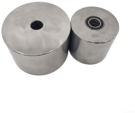 Stål tryckrulle, kantklister, 100 x 70 mm, metall (liten) | Höghållfast stål, extrem hårdhet, stabil konstruktion, tillförlitligt trycktryck, hållbar