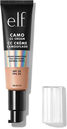 e.l.f. Camo CC Cream, Fond de teint correcteur de couleur avec SPF 30, taille moyenne 310 C, 30 g