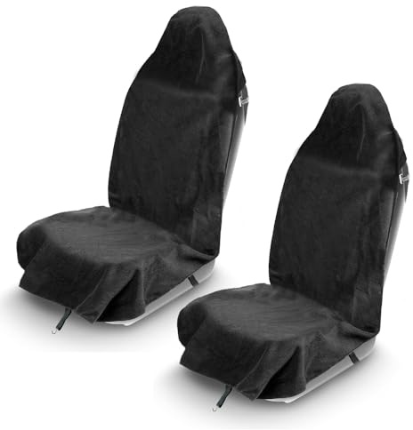 Einesin Funda Impermeable para Asiento de Coche, Toalla Antideslizante para Asientos Delanteros, Ajuste Universal para Gimnasio, Running, Mascotas, Lavable y Sin Olores
