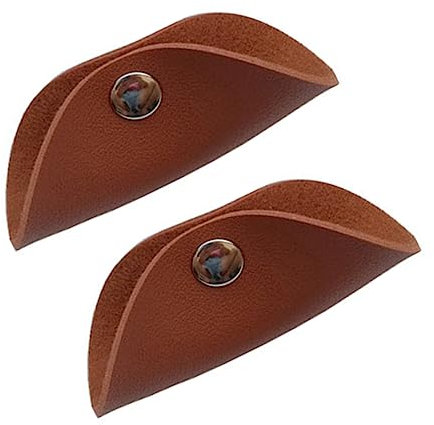 DOITOOL Enrollador De Cable Para Auriculares Organizador De Cables Sujetacables Soporte Para Auriculares Cuero Sintético 2 Semicirculares