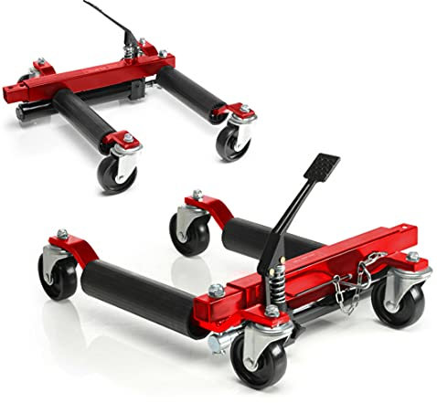 Par de Portacoches Hidraulicos Para mover coches, Gatos elevadores para Coches Ayuda a maniobras Garajes Talleres mecánicos, 680kg individual = 1360kg por par