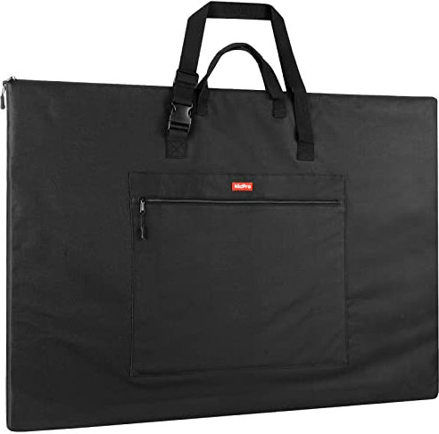 Nicpro Künstler Portfolio Tasche 61 x 91,4 cm, Nylon Zeichentasche Wasserdicht mit Schulter und Tragegriff, Zeichenbrett Tasche für Poster Skizzieren Zeichnen Kunst Artwork Lagerung