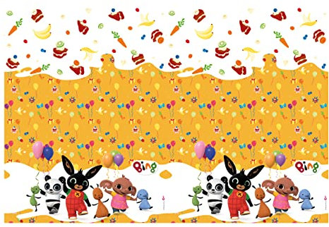 Ciao-Tovaglia plastica Bing (180x120 cm), Multicolore, 24047