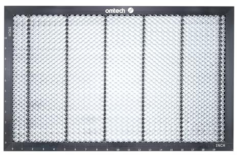 OMTech 50x30x2.1 cm Mesa de Trabajo de Nido de Abeja para Grabador Láser de CO2 Cama Láser de Nido de Abeja con Agujeros de 1cm(500 x 300 mm)