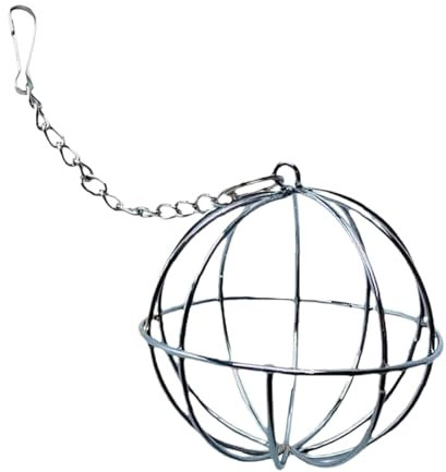Kaninchen-Heu-Futterball,Heu-Futterball - Hasen-Graskugel-Spiel-Kauspielzeug aus Edelstahl - Heuraufenball für Hasen, Hamster, Chinchillas, Kleintiere, Heuspender