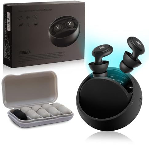 GLANXY Gehörschutz Ohrstöpsel schlafen zum Schlafen-Hochwertige Silikon-Ohrstöpsel flugzeug für Schlaf, festival, Konzerte, Arbeit, Geringe Geräuschreduzierung bei klarer Sprache, SNR 40 dB, 6 Paar