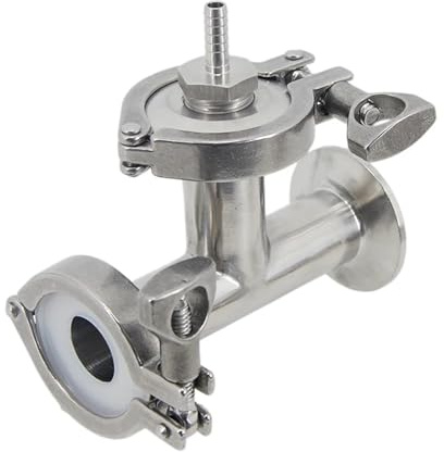 Inline Oxygenation/Aeration Assembly 1.5 Inch Tri Clamp 2.0 Oxygenation Stone 1/4 Barb Homebrew Kegging