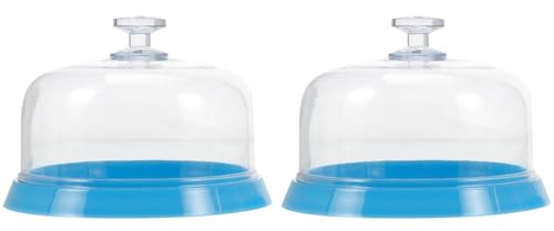 VERDANVERSE Boîte De Rangement Horloger avec Cache-Poussière Transparent 6 Compartiments Organiseur pour Outils De Réparation Montre 3.94X3.94X2.95In