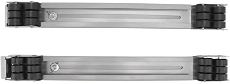 Hamwesh Apparatrullar, Heavy Duty Utdragbar 300 Kg Lastbärande Apparatslider, Möbler Rörliga Hjul med Halkfri Matta för Tvättmaskin, Torktumlare, Kylskåp, Möbler