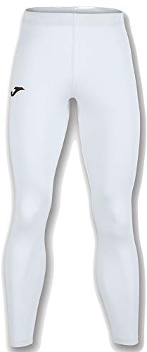Joma 101016.200.L-XL Pantaloni Termici, Academy, Uomo, Bianco, L-XL