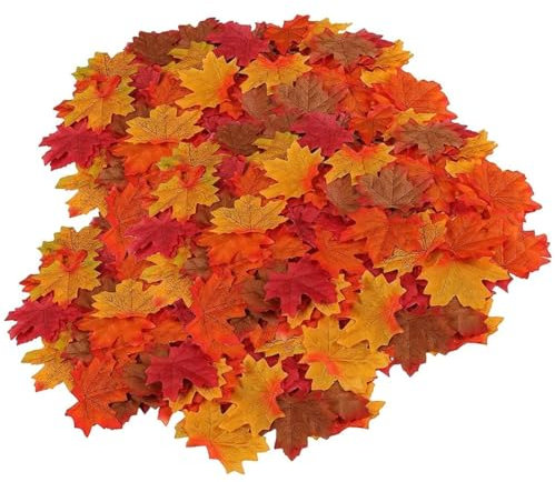 GNHG Decorazioni Autunnali - 20 Pezzi Foglie Finte