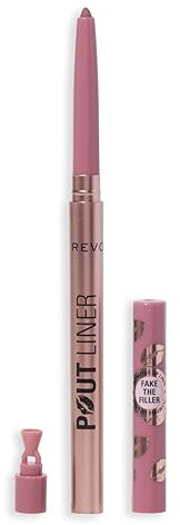 Revolution Beauty, Pout Bomb Plumping Lipliner, Langanhaltend, Formend mit Hyaluronsäure & Vitamin E, Vegan & Ohne Tierversuche, Babyrosa
