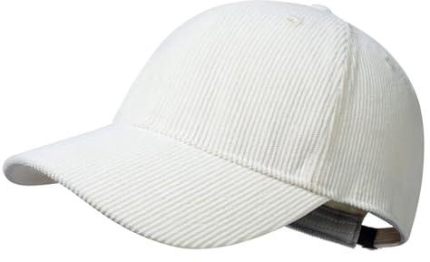 GADIEMKENSD Klassische Cordmütze für Männer und Frauen modische Baseballkappe in einfarbig Vintage Stil niedriges Profil Trucker Hut Herbst-Winter Mützen für Outdoor Reisen Einkaufen Beige