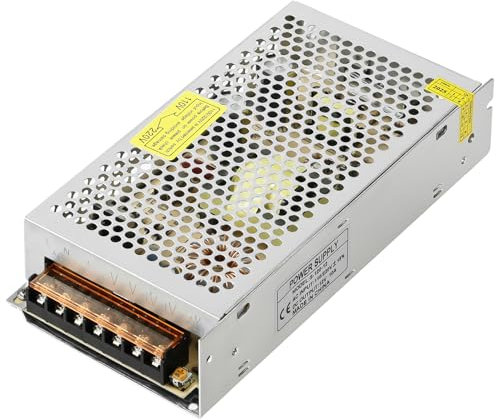OFFCUP DC 12V 10A 120W Fuente de Alimentación Transformador, 110/220V CA a CC 12V Convertidor, 120W Fuente Alimentación para LDE lámpara Impresoras 3D Stereo y Más Dispositivo