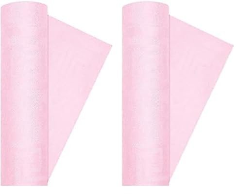Ciao Tovaglia carta rotolo damascata (120cm x 7m), rosa fucsia pastello (Confezione da 2)