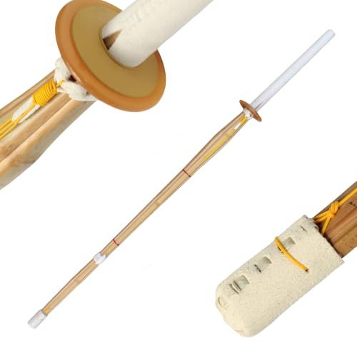 DEPICE Shinai Kendo Schwert aus Bambus mit Leder-Griff, Größen 30-39 (36)