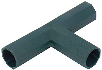 10Pcs 3 Way Tee 16mm PVC Pipe Fitting Build Heavy Duty Greenhouse Frame Furniture Connectors Tent Connection