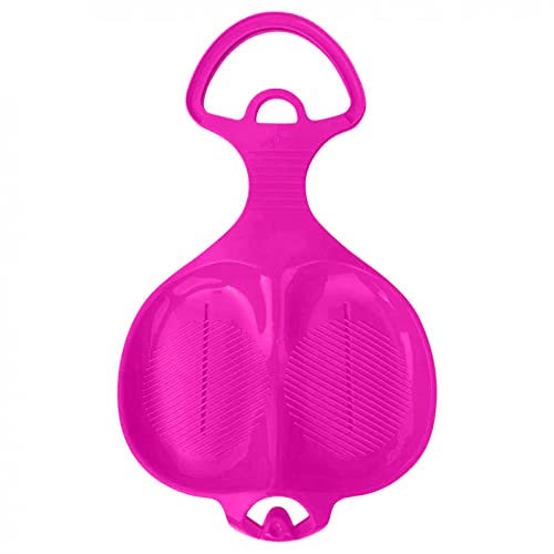 zhandouji Porutscher Bob Schneerutscher Kinder Wintersport Schnee Schlitten Poporutscher Flexibel Kunststoff Schneeflitzer Rodel Snowboard mit Griff