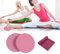 2PCS Yoga Knieschoner und 1PCS Handtuch, Bequemes Yoga Stützpolster Sport Balance Kissen zum Schutz von Knie, Knöchel, Ellbogen und Hand